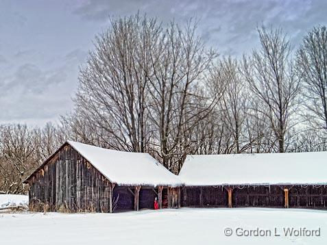 Two Sheds_DSCF03863.jpg - Photographed at Franktown, Ontario, Canada.